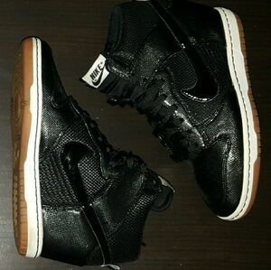 Nike Black High-Top Athletic Shoes